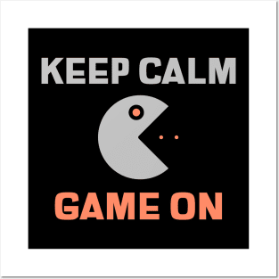 Keep calm game on Posters and Art